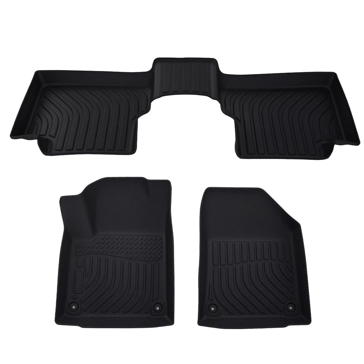 All Weather Carpet Floor Mats for Jeep Cherokee (2015–2023) TPE Rubber