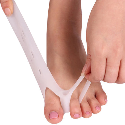 1 Pair Silicone Gel Bunion Toe Corrector for Orthotics Pain Relief