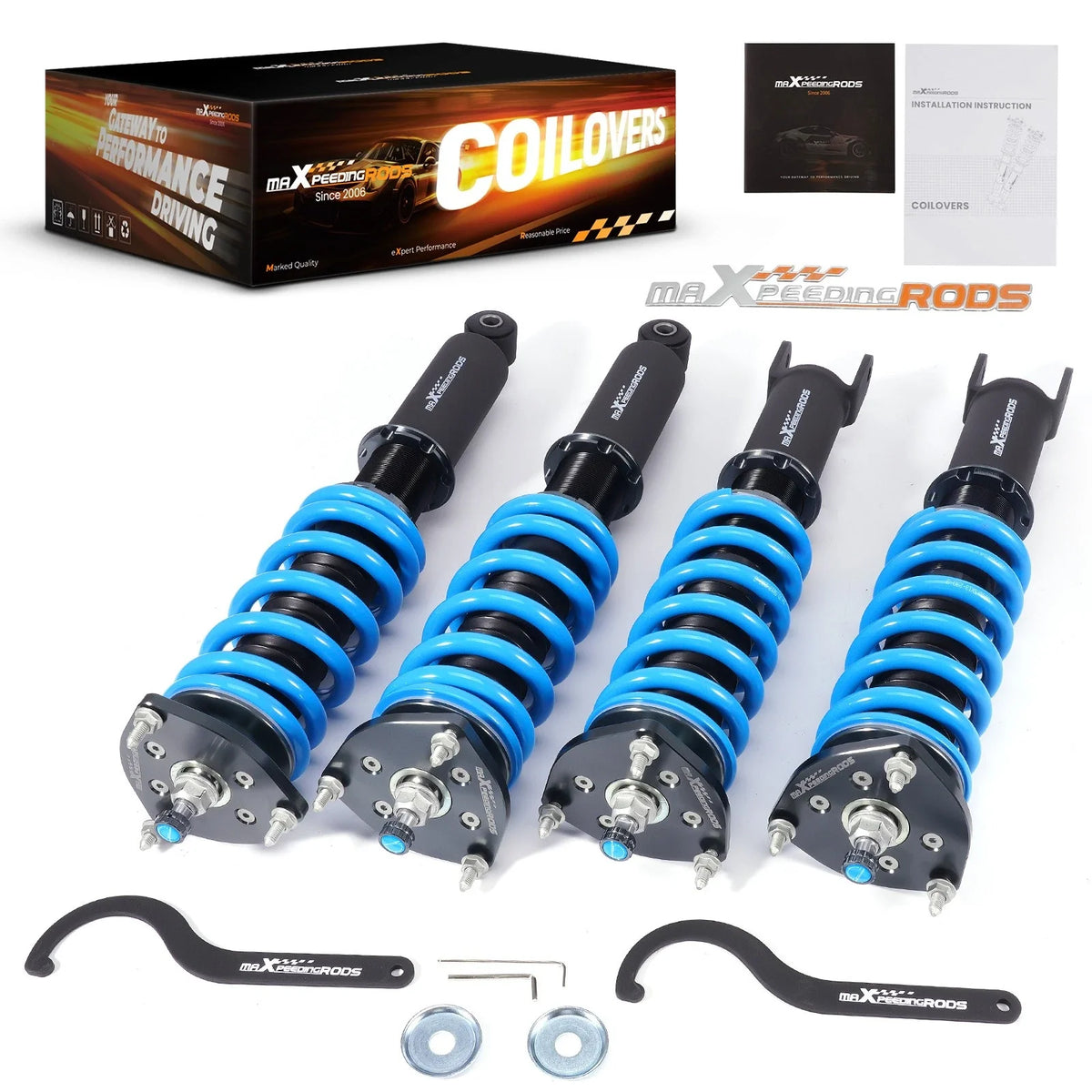 MaXpeedingrods COT6 Coilovers for Infiniti Q50 (2014–2023) RWD 24 Way Damper