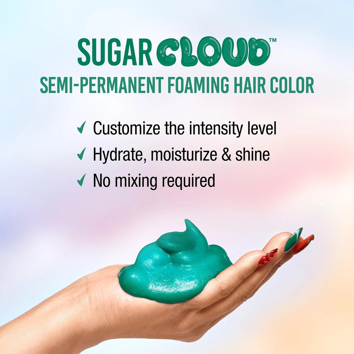 Punky Sugar Cloud Semi-Permanent Foam for Watermelon Suga (Pack of 1)