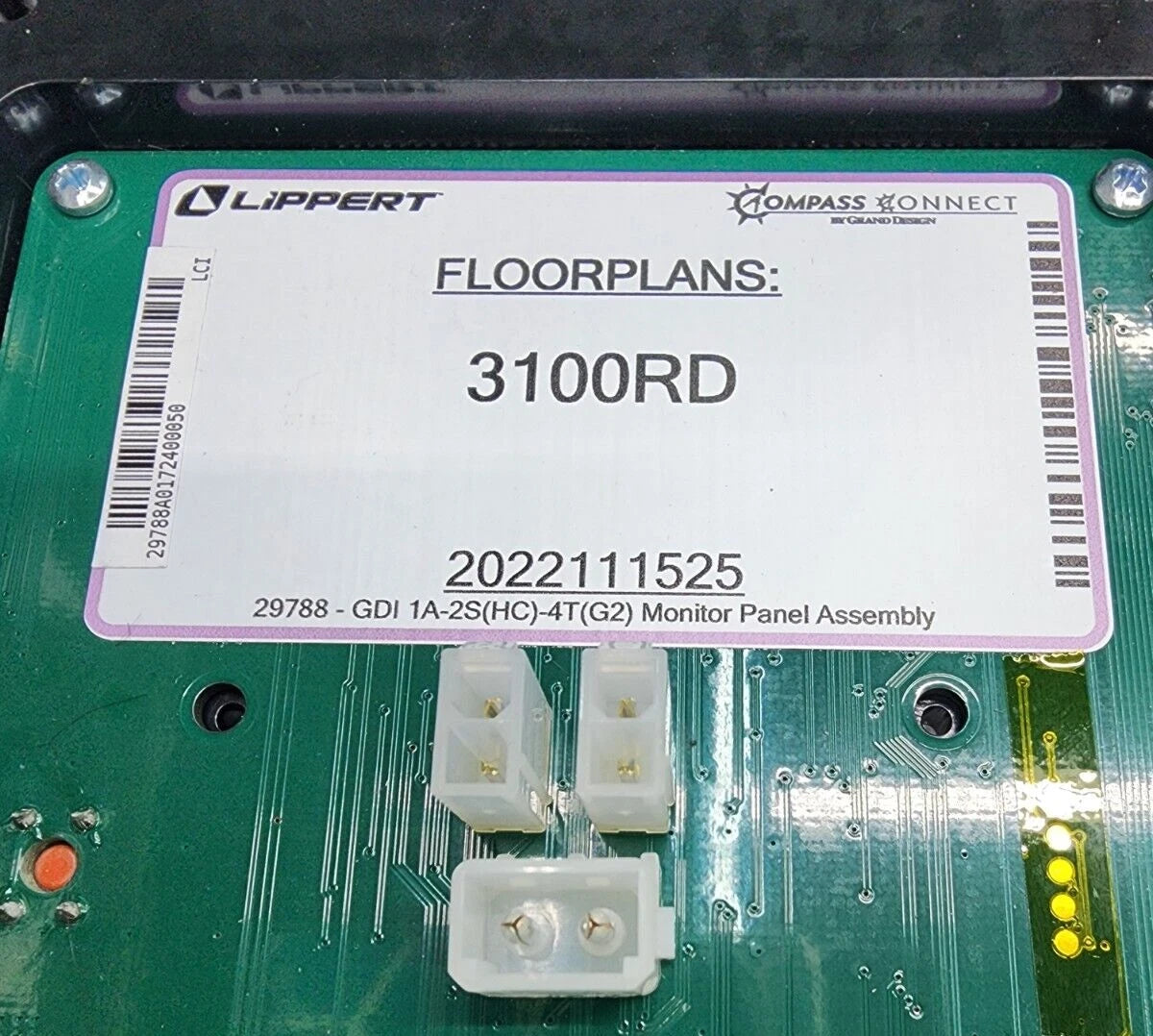 Monitor Panel for Grand Design Compass Connect (2021–2023) 2022111525