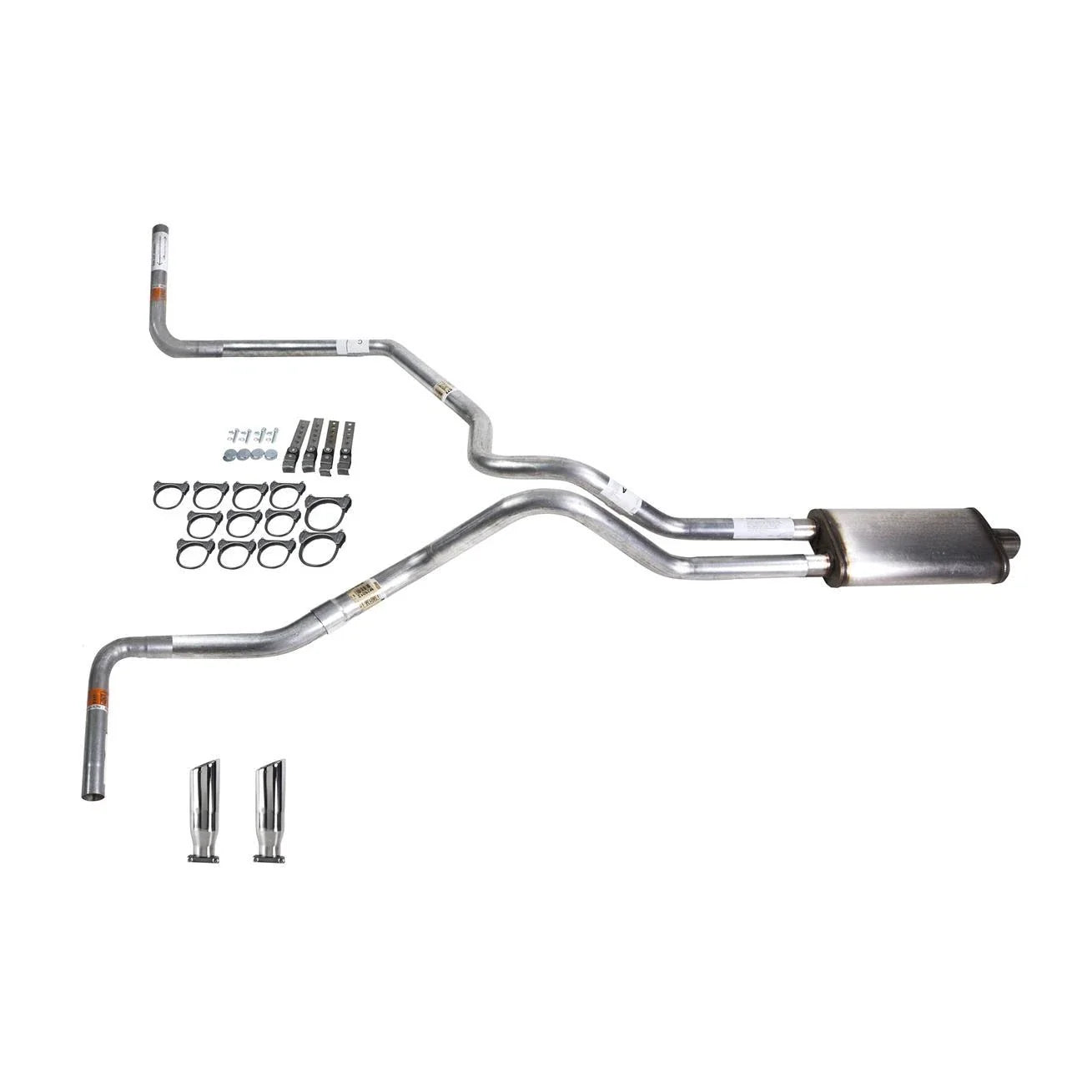 Dual Exhaust Pipe for Tundra (2000–2007) - 2.5" Stainless Muffler RC Tip