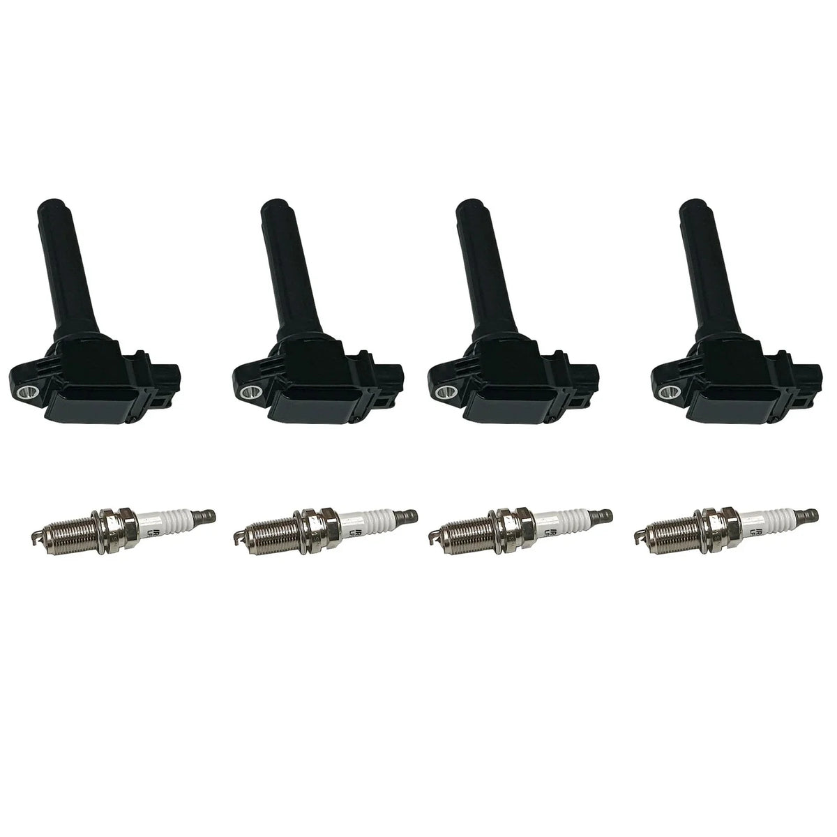 Set of 4 Ignition Coils & Spark Plugs for Mitsubishi Outlander (2014–2019) UF814