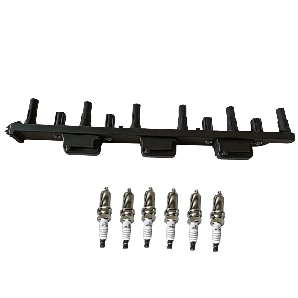 Ignition Coil & 6X Spark Plugs for Jeep Grand Cherokee Wrangler TJ (1997–2006) UF296