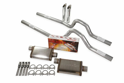 Dual Exhaust Kit 2.5" for GM C/K 20 3/4 Ton (1981–1987) Cherry Bomb Salute