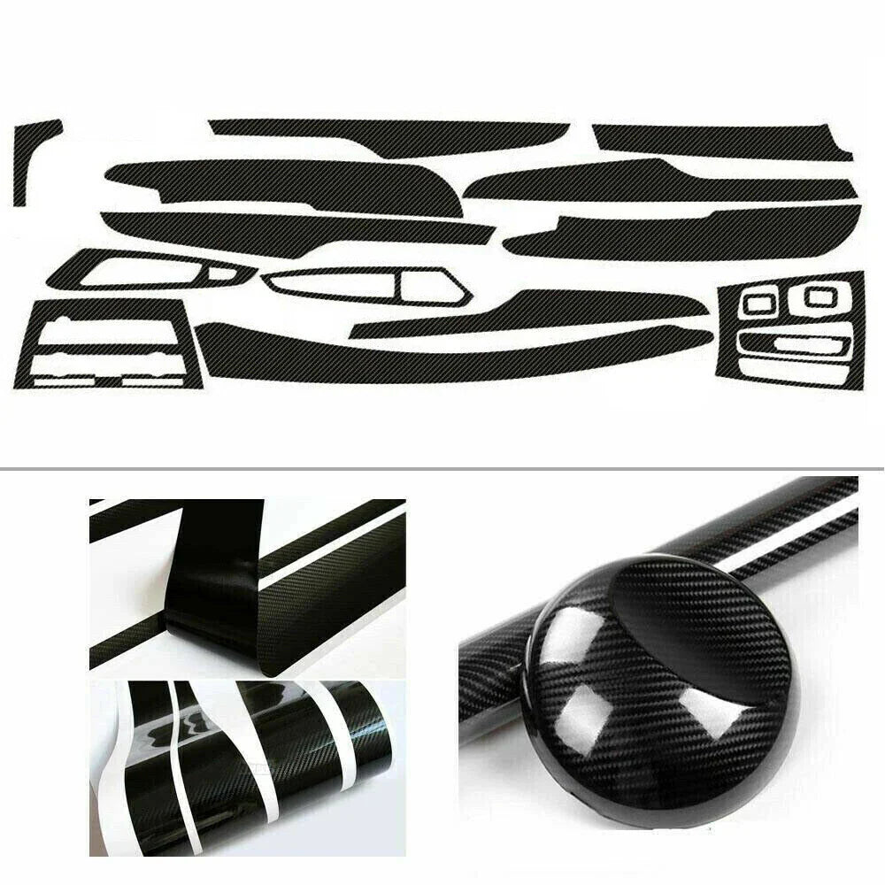 5D Carbon Fiber Interior Trim Decal Sticker for BMW X5 (2008-2018)