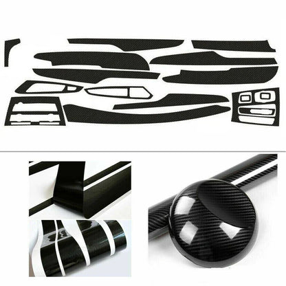 5D Carbon Fiber Interior Trim Decal Sticker for BMW X5 (2008-2018)