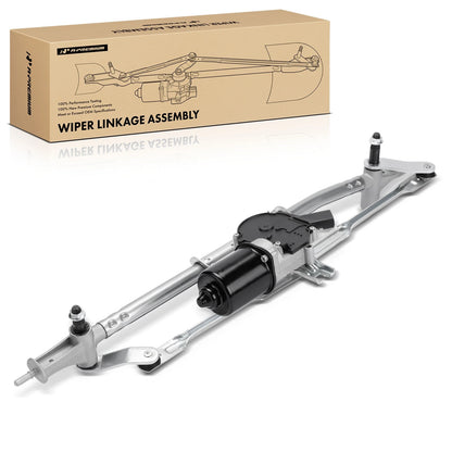 Front Wiper Motor & Linkage Assembly for Dodge Grand Caravan (2011–2020) - 5113043AA, 5113043AB, WT99500