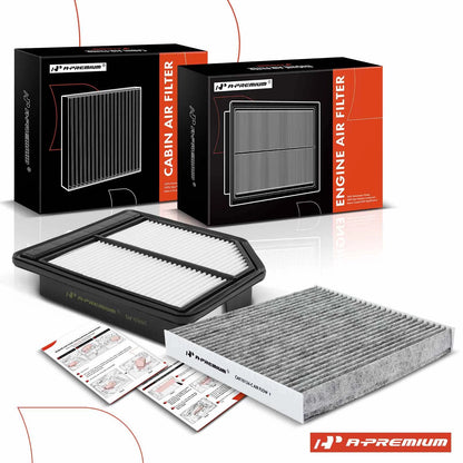 Set of 2 Engine & Cabin Air Filters for Honda Civic (2006–2011) CF159, CAF1781
