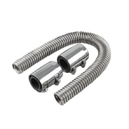 24" Stainless Steel Radiator Hose Kit for Upper or Lower Applications