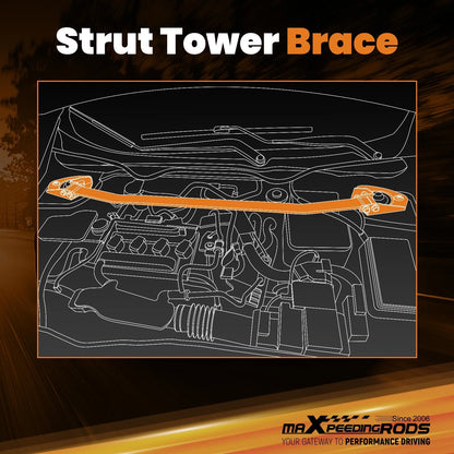 Front Strut Tower Brace for Honda Civic 2 Door & 4 Door (2012–2015)