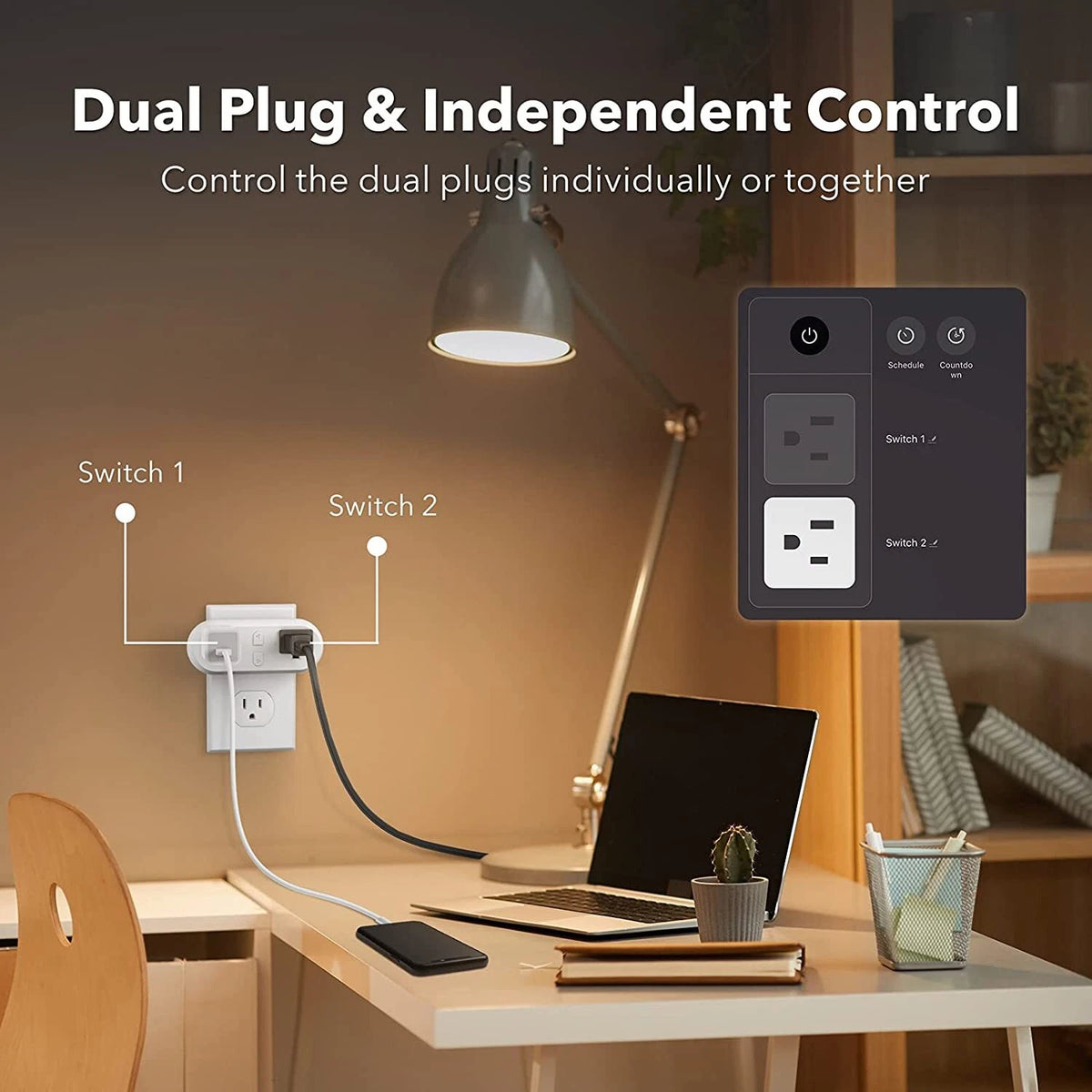 4X WiFi Smart Plug for Alexa & Google Home (15A)