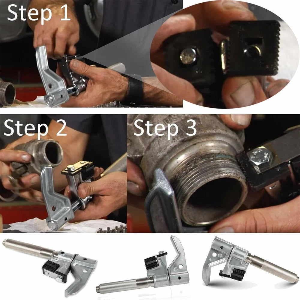 2X Universal Outside Thread Chaser with 6 Dies for 1-1/4” to 5” O.D.