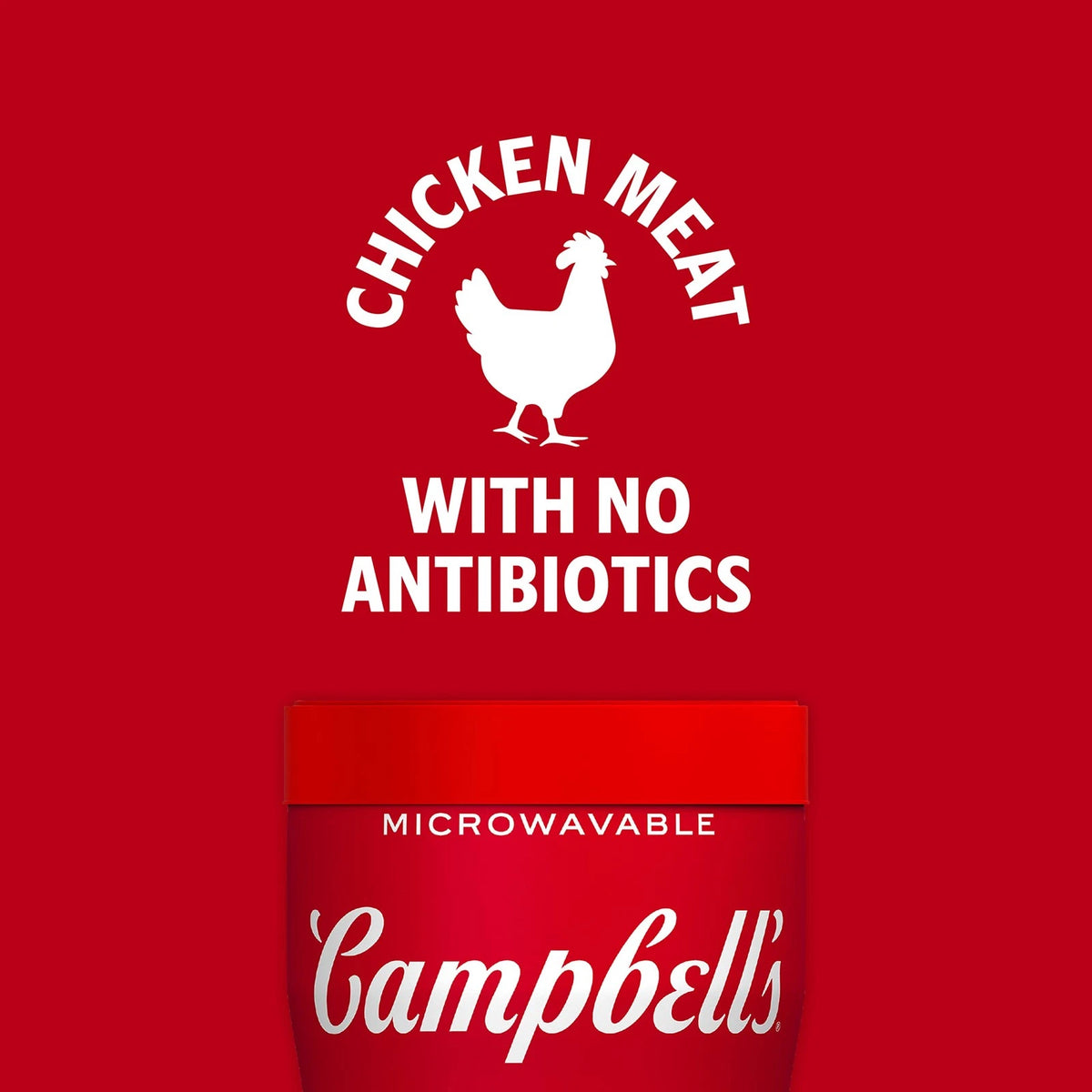 Set of 8 Campbell's Sipping Soup Chicken & Mini Round Noodle Soup 10.75 Oz