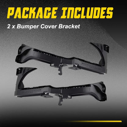 Set of 2 Front Left & Right Bumper Brackets for Subaru WRX STi (2015–2017)