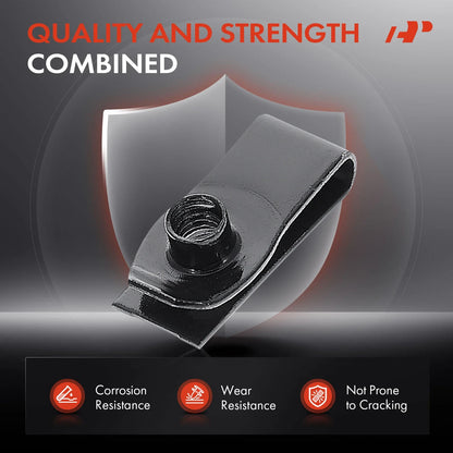 50Pcs M6-1.0 Steel U-Type Nut for Chevrolet Equinox Malibu (2010–2023)