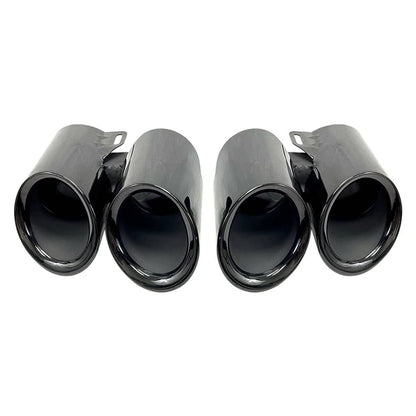 Set of 2 Muffler Tail Tip Exhaust Pipes for Porsche Panamera (2017)
