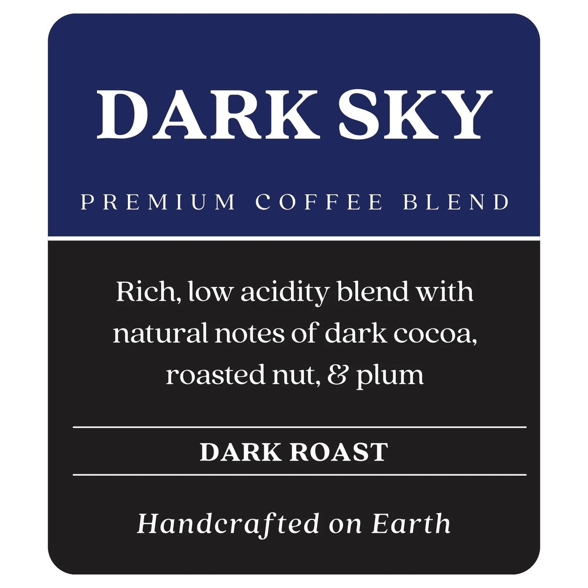 Copper Moon Dark Sky Blend Roast Coffee Whole Bean 80 Ounce Pack of 1