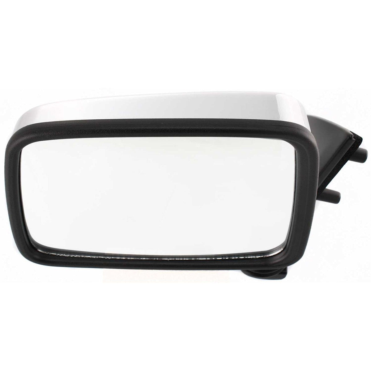 Manual Mirror for Nissan D21 (1986–1994) Left Black Base Chrome