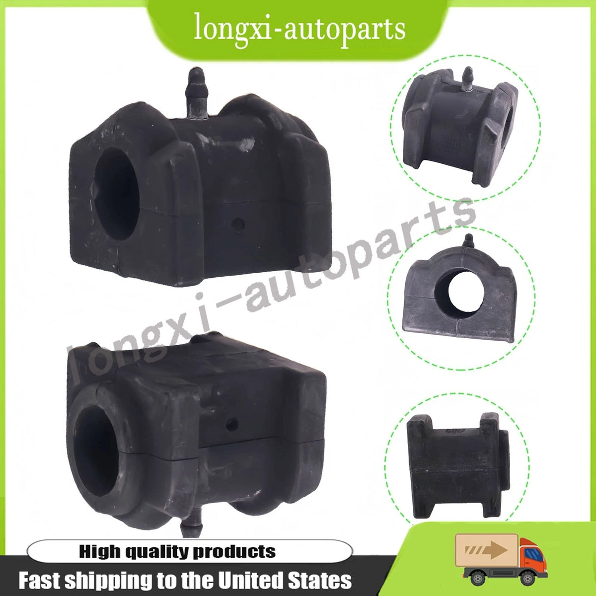 Front Sway Bar Bushing Kit for Dodge Caliber Jeep Compass Patriot (2007–2012) 5105103AC, K200216, 05151206AC, 5151206AC, MS25864