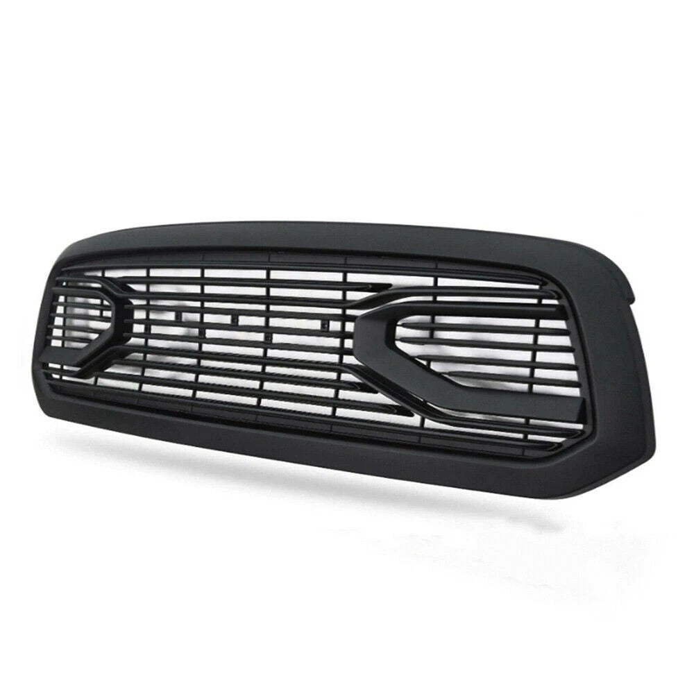 Front Bumper Grille for Dodge RAM 1500 (2013–2018) Matte Black Chrome