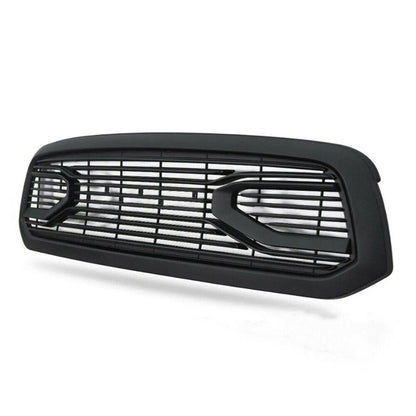 Front Bumper Grille for Dodge RAM 1500 (2013–2018) Matte Black Chrome