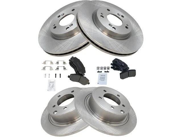 Brake Pad and Rotor Kit for Mitsubishi Lancer (2008–2014) 89291HYNN