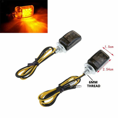 4X Mini LED Turn Signal Light Indicators for Motorcycle (Street Bike)
