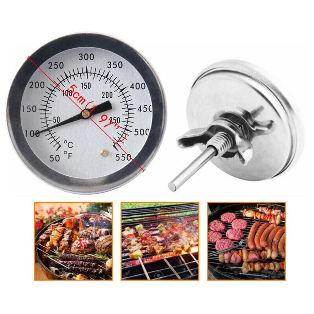 Thermostat BBQ Tool for BBQ Grill (1 Pc) Stainless Steel
