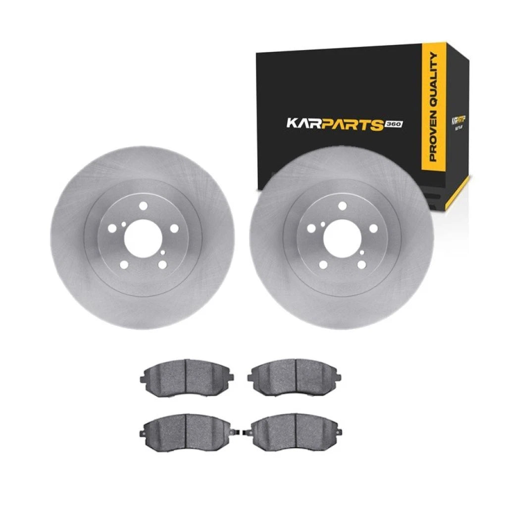 Set of 4 Brake Rotors with Pads for Subaru Outback (2005–2012) ALX-PAU-DF-6512-13195-CLA4