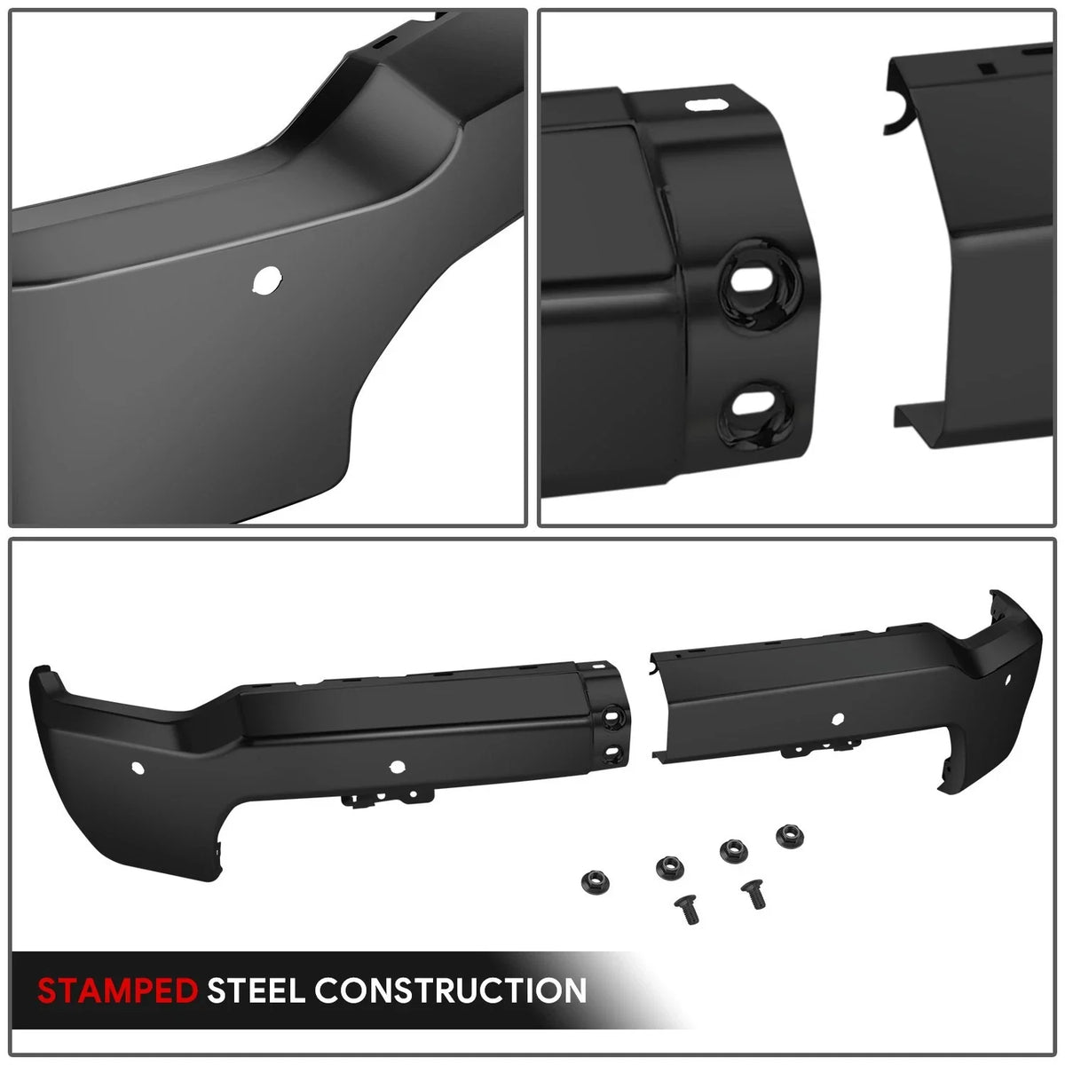 Front Bumper Face Bar for Silverado 2500 3500 HD (2020–2023) w/ Sensor Holes