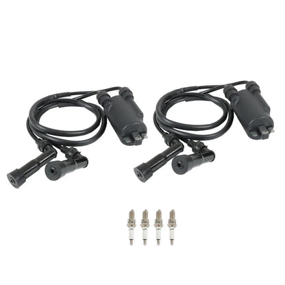 Ignition Coil & Spark Plug Set for Honda Goldwing 1100 1200 CB650 CB750C (1975–1987)