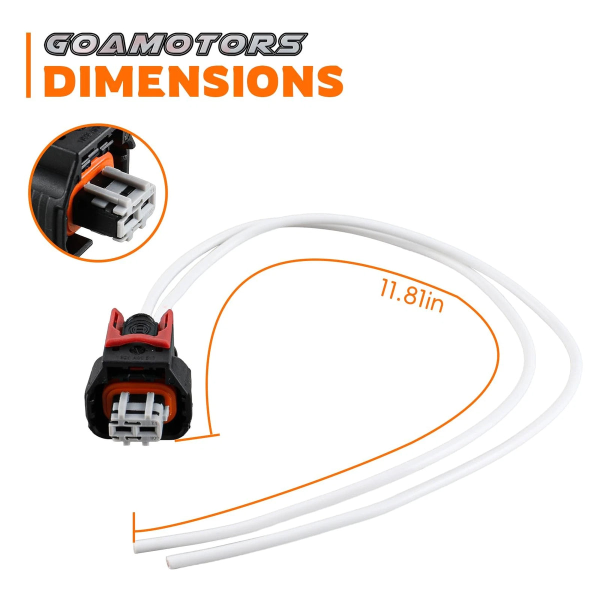 2X Injector Pigtail Connector for Multi-Purpose Fuel Applications