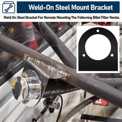 2" Fuel Filler Neck with Gas Cap for Universal Applications