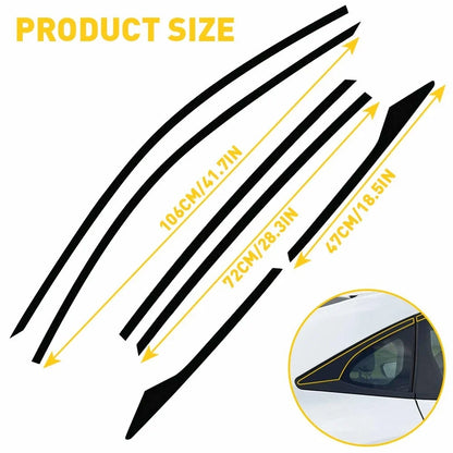 Chrome Delete Blackout Overlay for Honda Civic Sedan (2016–2021)