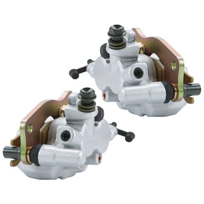 Front Left Right Brake Calipers & Pads for Kawasaki Teryx 800 (2014–2019) 43080-0128, 43080-0129