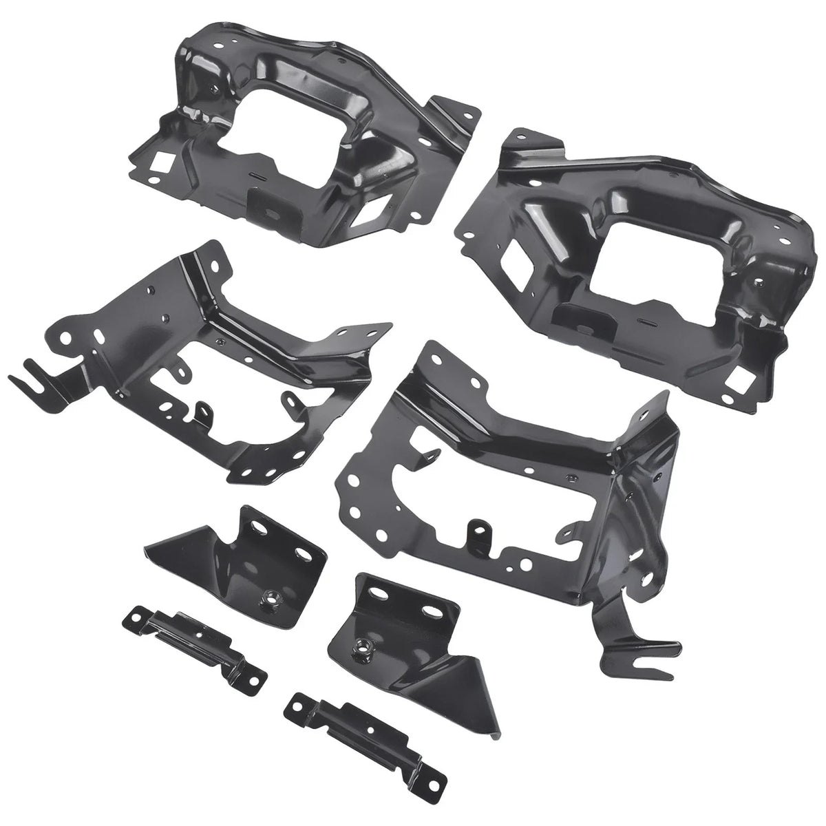 Set of 8 Front Bumper Support Brackets for Chevy Silverado 1500 (2014–2015)