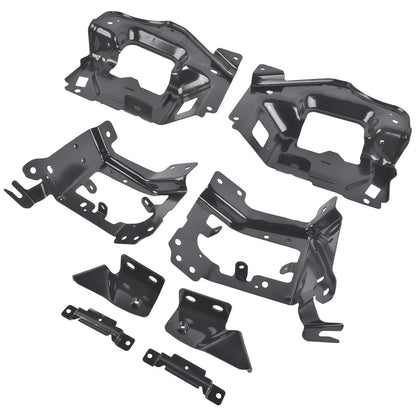 Set of 8 Front Bumper Support Brackets for Chevy Silverado 1500 (2014–2015)