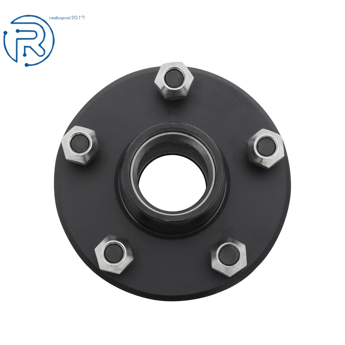 5 Bolt on 4.5" Trailer Hub Assembly & 1-1/16" Spindle with Bearings