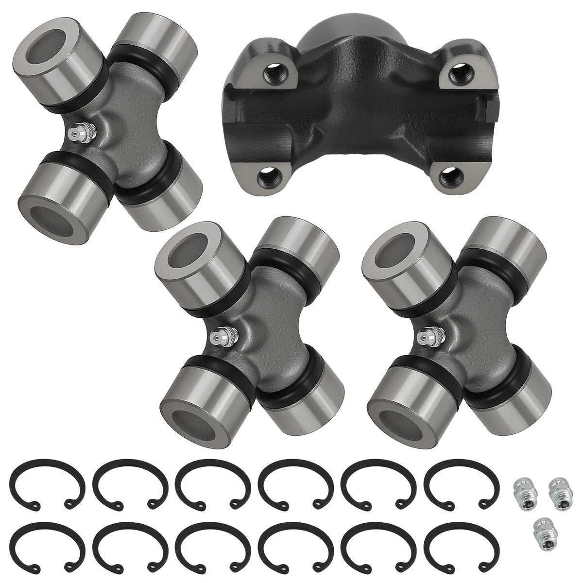 Universal Joints & CV Socket Yoke for Jeep Wrangler Cherokee (1984–2006) WU13V9, 5-153X, 5-1310X, 211355X