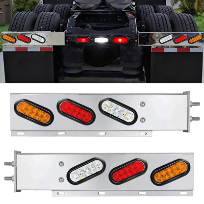 30" Chrome Mud Flap Hanger Lights Bar for BS-902-052#DW22-005 (LED)
