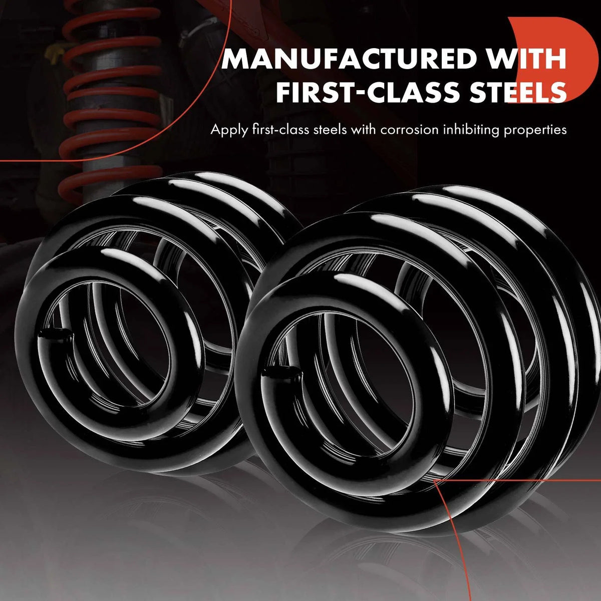 2X Rear Coil Springs for Chevy Impala (1977–1979) & Buick LeSabre (1984–1985)