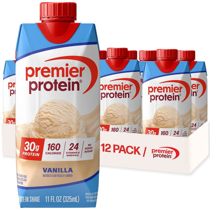 Pack of 12 Premier Protein Shake Vanilla 30g Protein 11 Fl Oz