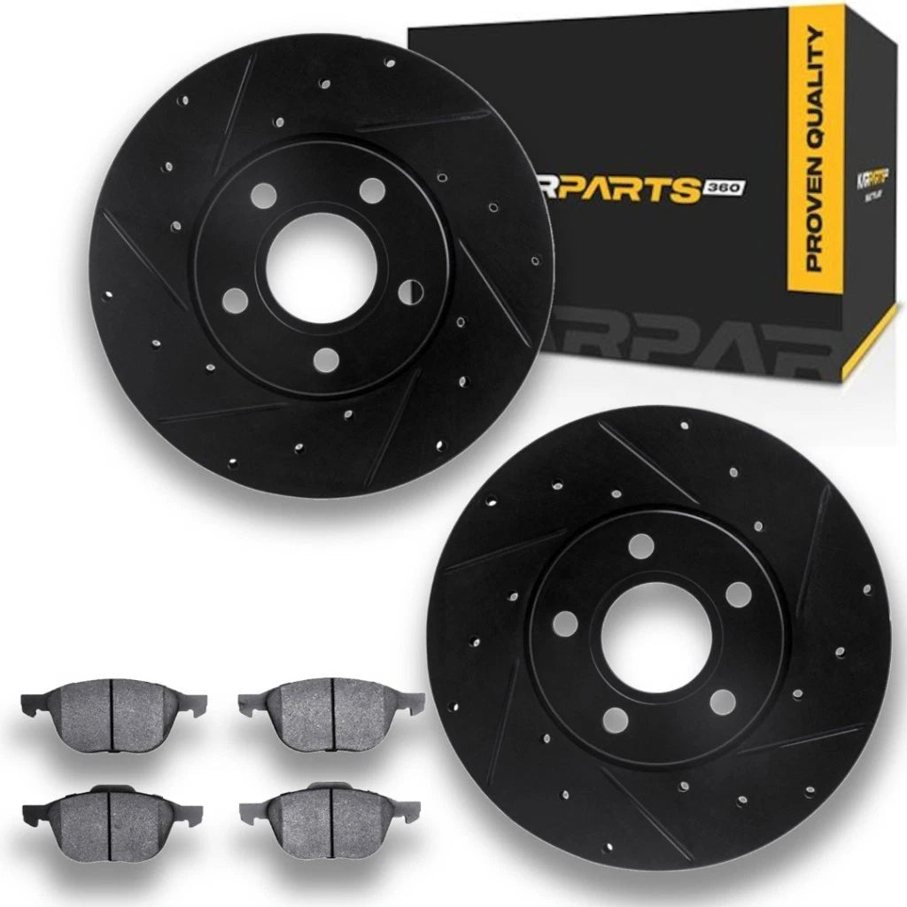 Brake Rotor Set with Pads for Volvo C30 (2012) ALX-PAU-DF-8612-54017-CLA3