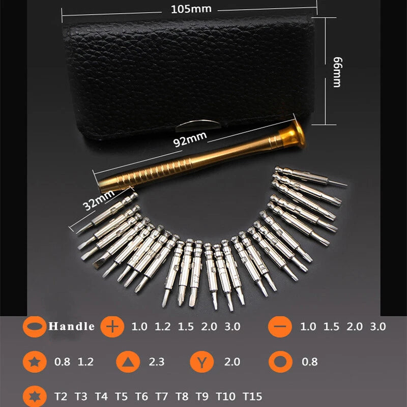 25-in-1 Drone Repair Screwdriver Tool Kit for DJI Phone RC Car PC Laptop