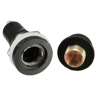 2Pcs Fuse Holders for Glass Tube Fuses 10A 5x20mm Panel Mount