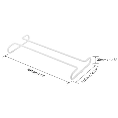 4X Wine Glass Rack Under Cabinet for Stemware (10-Inch)