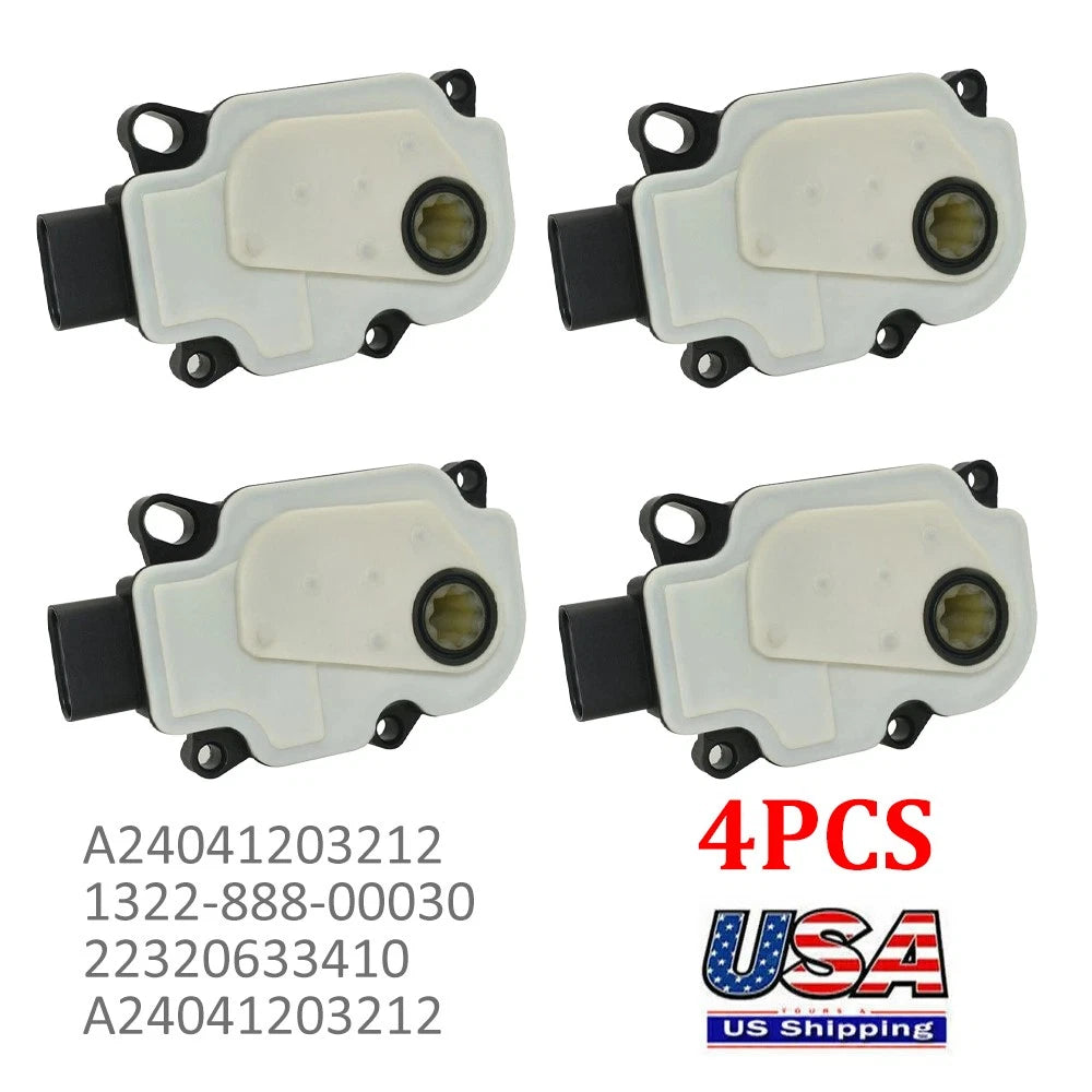 4X Grille Active Shutter Motor Actuator 1316-888-00043 for Subaru Forester (2014–2020)