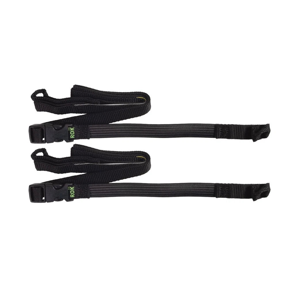 2X Adjustable Cargo Straps for ROK 10314 (Black)