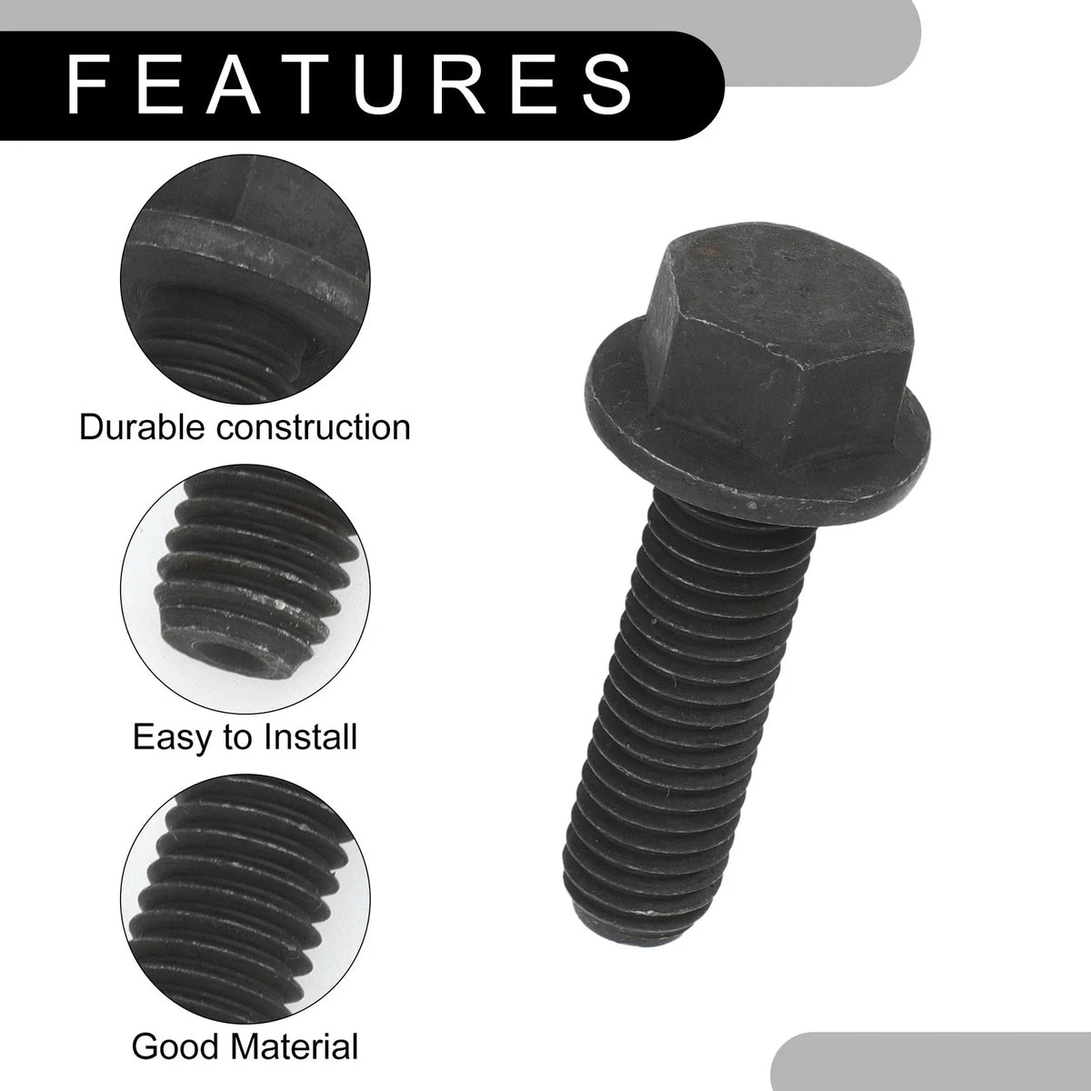 Set of Engine Transmission Bell Housing Bolts Kit for Chevrolet Chevelle (1968–1972)